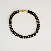 Black Tennis Bracelet - Dainty Design