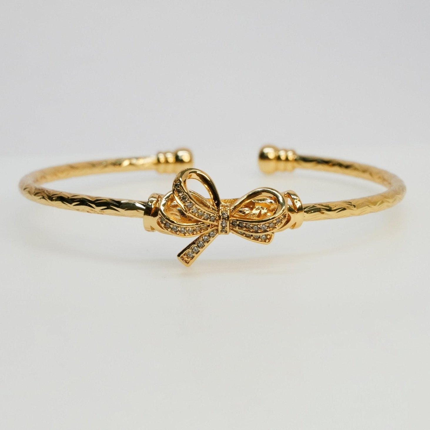 Dainty Bow Cuff Bracelet - Dainty Design