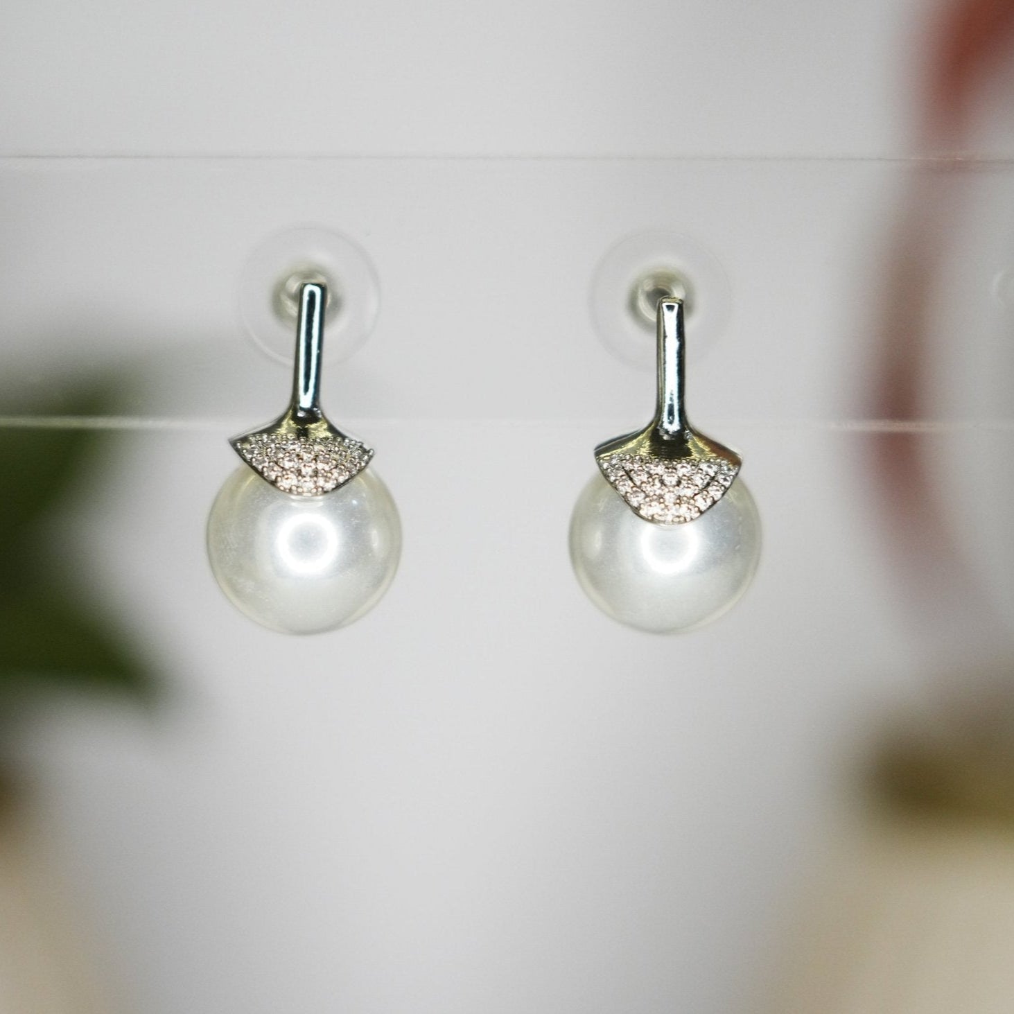 Elegance Pearl Drop Earrings - Dainty Design