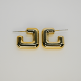 Glam Geometry Earrings - Dainty Design