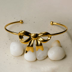 Golden Bow Charm - Dainty Design