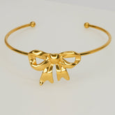 Golden Bow Charm - Dainty Design