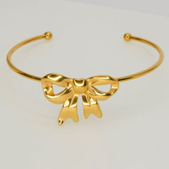 Golden Bow Charm - Dainty Design