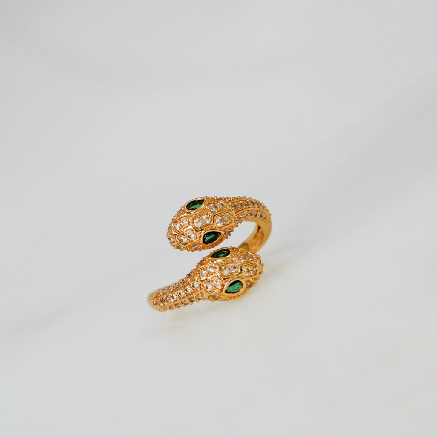 Golden Snake Charmer Band - Dainty Design