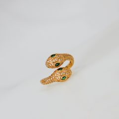Golden Snake Charmer Band - Dainty Design