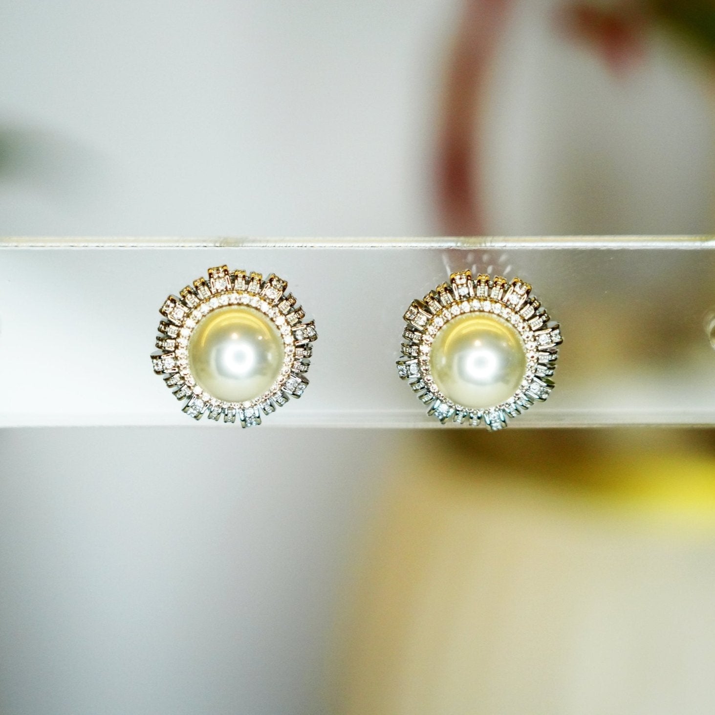Lustre Radiance Studs - Dainty Design