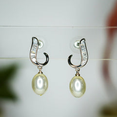 Moonlit Drop Earrings - Dainty Design