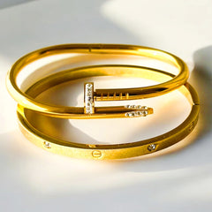 Nail It Duo Bracelet Set - Dainty Design