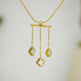 Trio of Clover Charms - Dainty Design