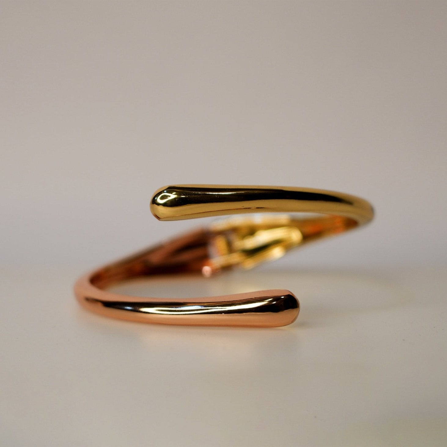 Twin - Tone Cuff - Dainty Design