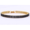 Black Tennis Bracelet - Dainty Design