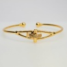 Luxe Knot Open Cuff Bracelet - Dainty Design