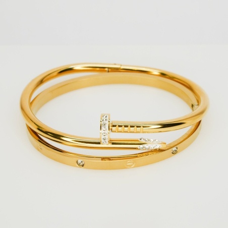 Nail It Duo Bracelet Set - Dainty Design
