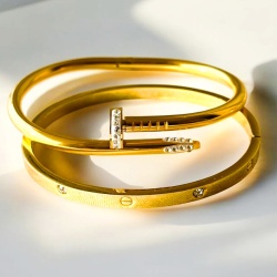 Nail It Duo Bracelet Set - Dainty Design