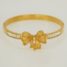 Elegant Ribbon Sparkle Bracelet - Dainty Design