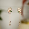 Blossom Grace Drop Earrings - Dainty Design