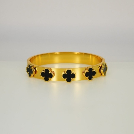 Black Clover Bracelet - Dainty Design