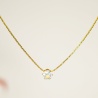 Solitaire Crystal Pendant Necklace - Dainty Design