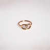 Elegant Oval Hoop Ring - Dainty Design
