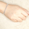 Baguette Diamond Tennis Bracelet - Dainty Design