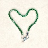 Emerald green tennis bracelet - Dainty Design