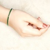 Emerald green tennis bracelet - Dainty Design