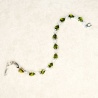 Pear Emerald Tennis Bracelet - Dainty Design