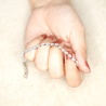 Pear Diamond Tennis Bracelet - Dainty Design