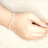 Pear Diamond Tennis Bracelet - Dainty Design