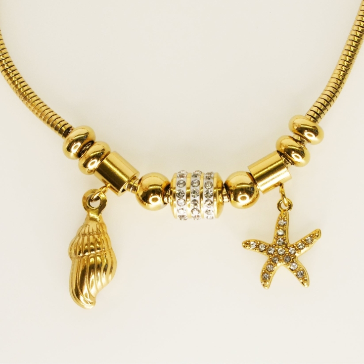 Sea Charms Nautical Bracelet - Dainty Design