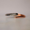Rose & Steel Coil Cuff - Dainty Design