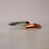 Rose & Steel Coil Cuff - Dainty Design
