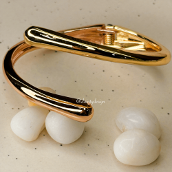 Twin - Tone Cuff - Dainty Design
