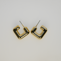 Glam Geometry Earrings - Dainty Design