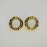 Golden Whirl Charm - Dainty Design