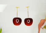 Cherry Pop Statement Earrings - Dainty Design