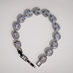 Pear Shaped Tennis Bracelet