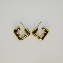Glam Geometry Earrings - Dainty Design
