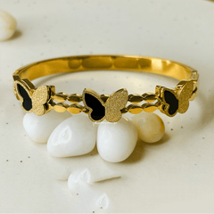 Golden Flutter Bracelet - Dainty Design