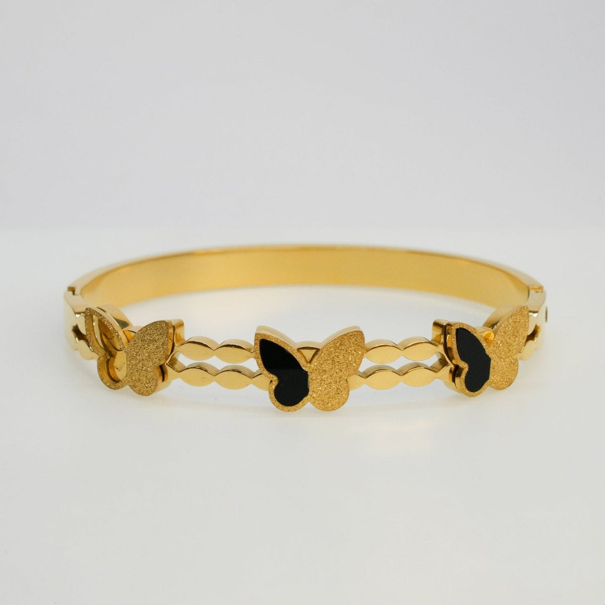 Golden Flutter Bracelet - Dainty Design