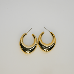 Mystic Moon Hoops - Dainty Design